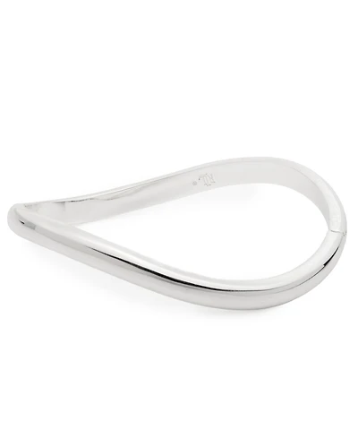 Lauren Ralph Lauren Silver-Tone Sculptural Bangle Bracelet