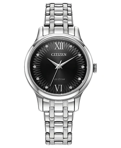 Citizen Eco-Drive Women's Classic Stainless Steel Bracelet Watch 31mm