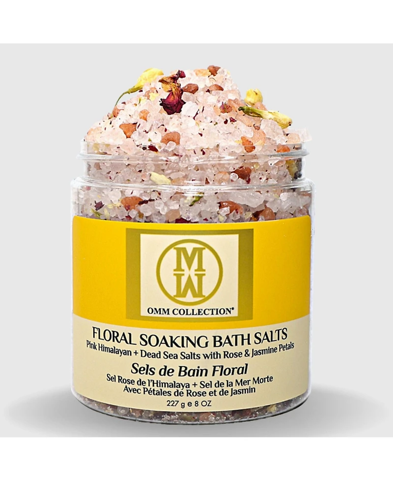 Omm Collection 2pc Floral Bath Salt set