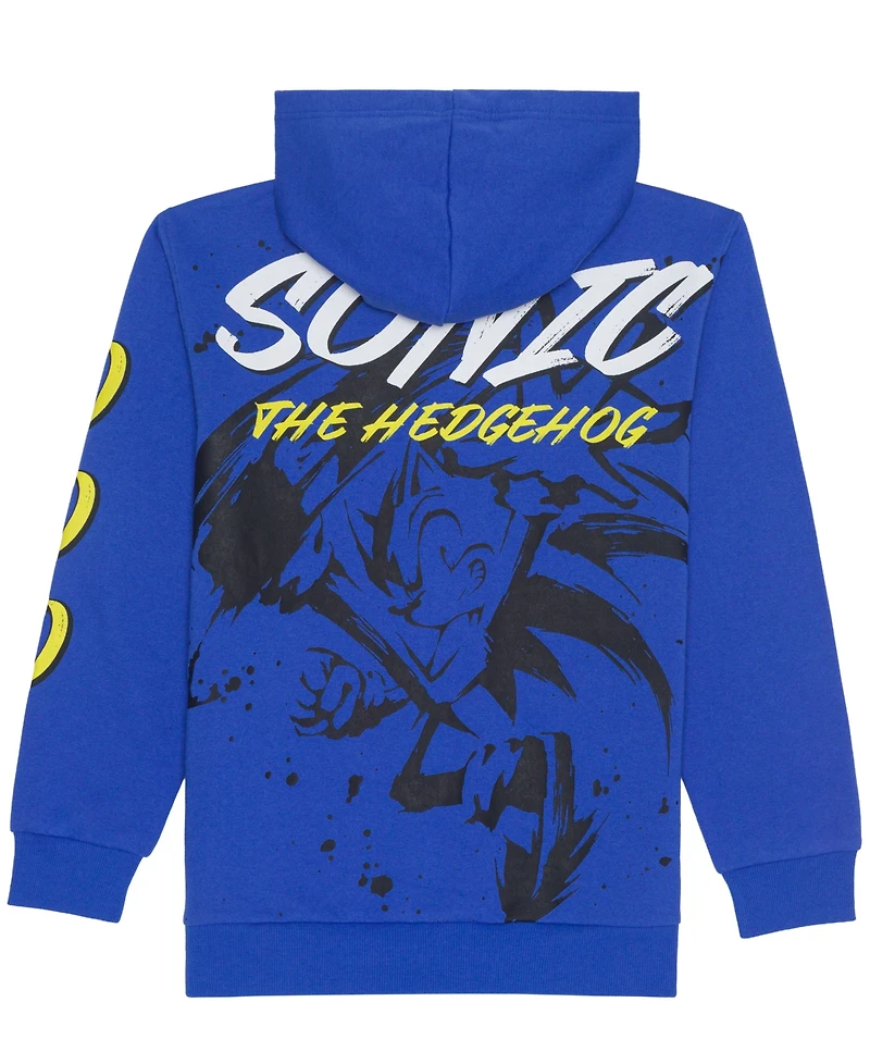 Sonic Boys 5-20 Ink Blot Fast Printed Long Sleeves Hoodie