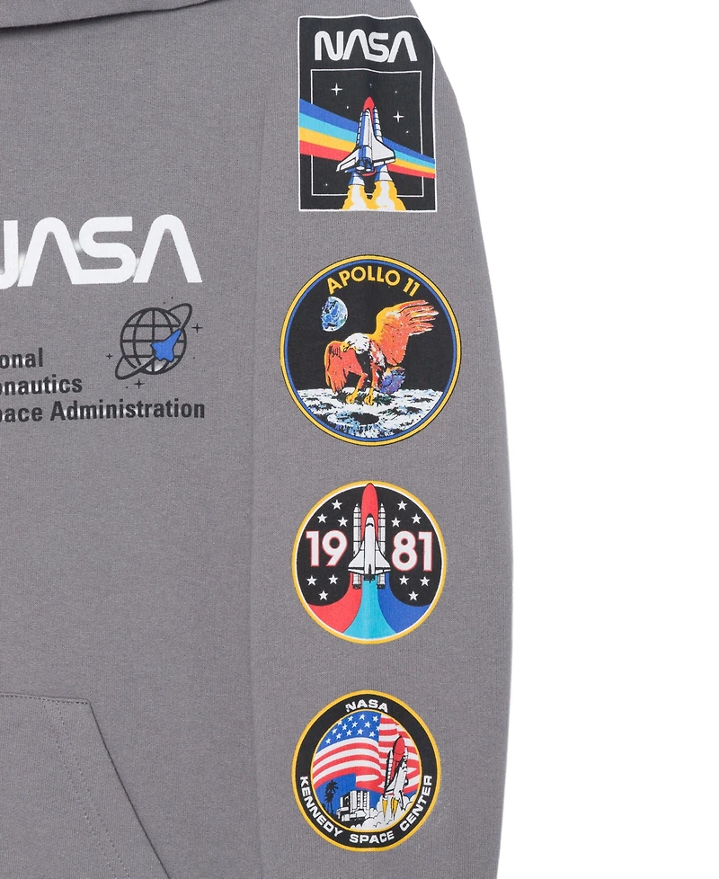 Nasa Boys 5-20 Space Patches Full-Zip Hoodie