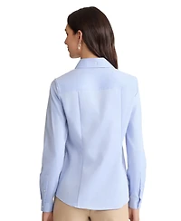 Jones New York Women's Easy Care Button Up Long Sleeve Blouse