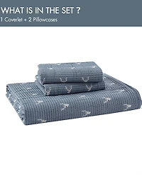 Woolrich Keystone Matelasse 3-Pc. Coverlet Set, Full/Queen
