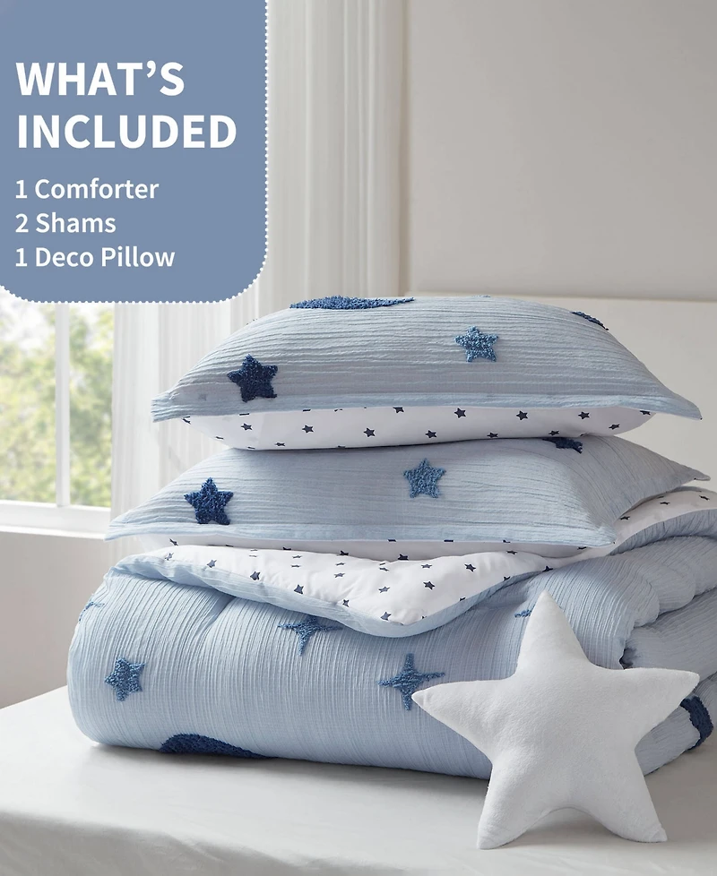 Intelligent Design Cosmos Celestial 4-Pc. Comforter Set, Full/Queen