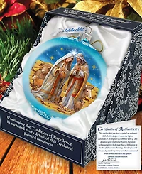 G. Debrekht Bethlehem's Miracle Glass Ornament
