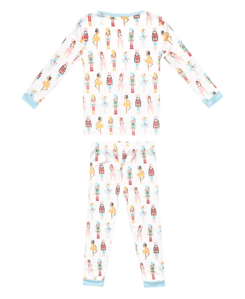 Copper Pearl Baby Girls 2-Piece Juliet Long Sleeve Top and Pants Pajama Set