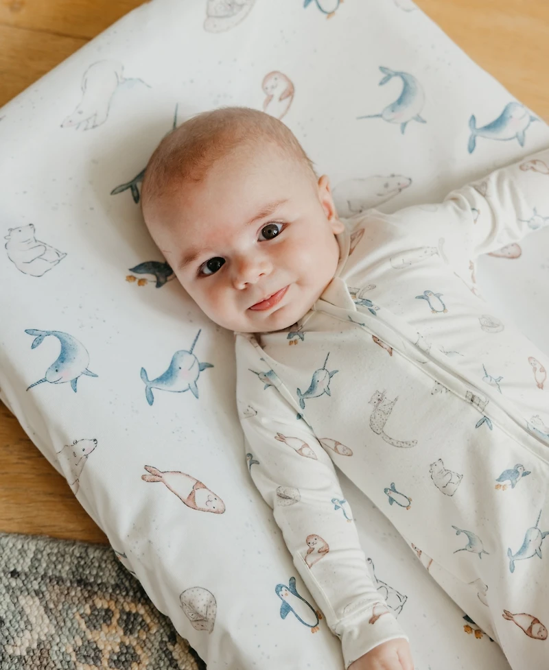 Copper Pearl Baby Arctic Wonder Zip-Up Footie One Piece