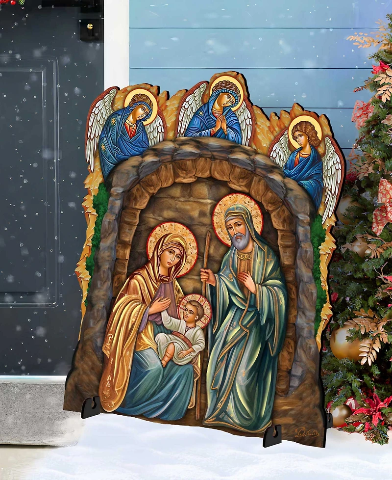 Designocracy Orthodox Nativity Outdoor Decor