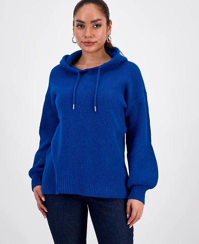 I.n.c. International Concepts Petite Blouson-Sleeve Hoodie, Macy's Exclusive