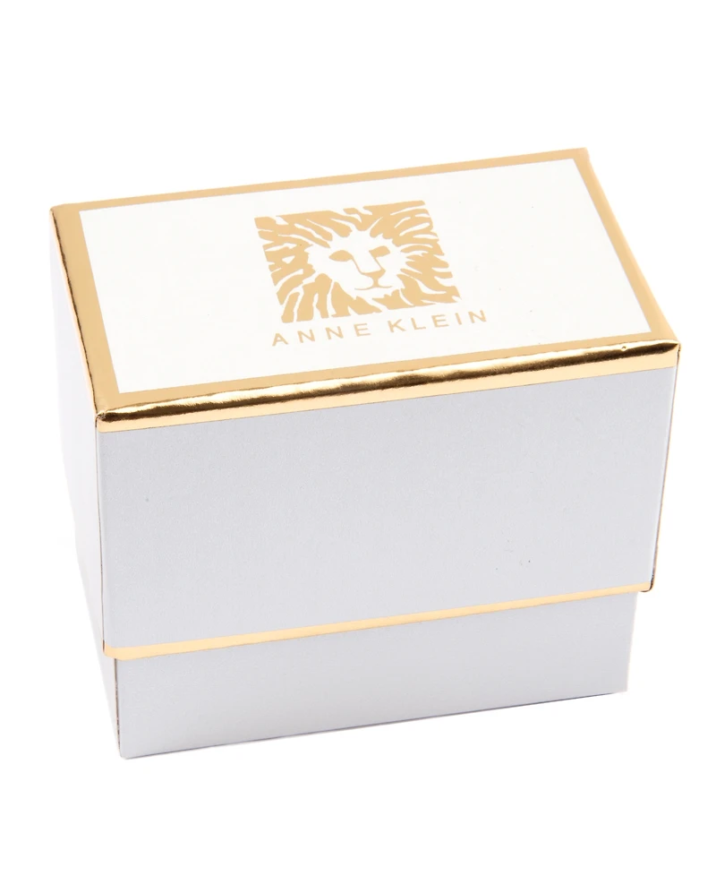 Anne Klein Multi-Stone Gold-Tone Hinge Bracelet