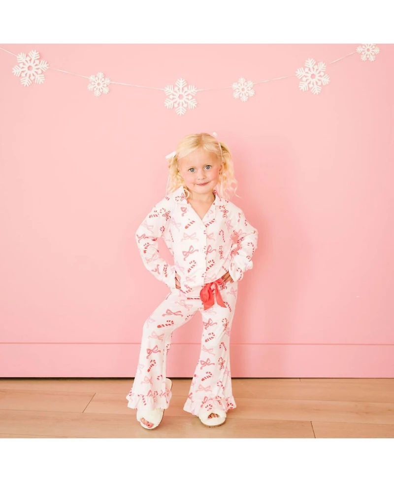 Sweet Wink Toddler Girls Peppermint Party Christmas Lounge Set