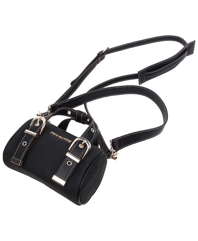 True Religion Metal Plaque Quilted Crossbody