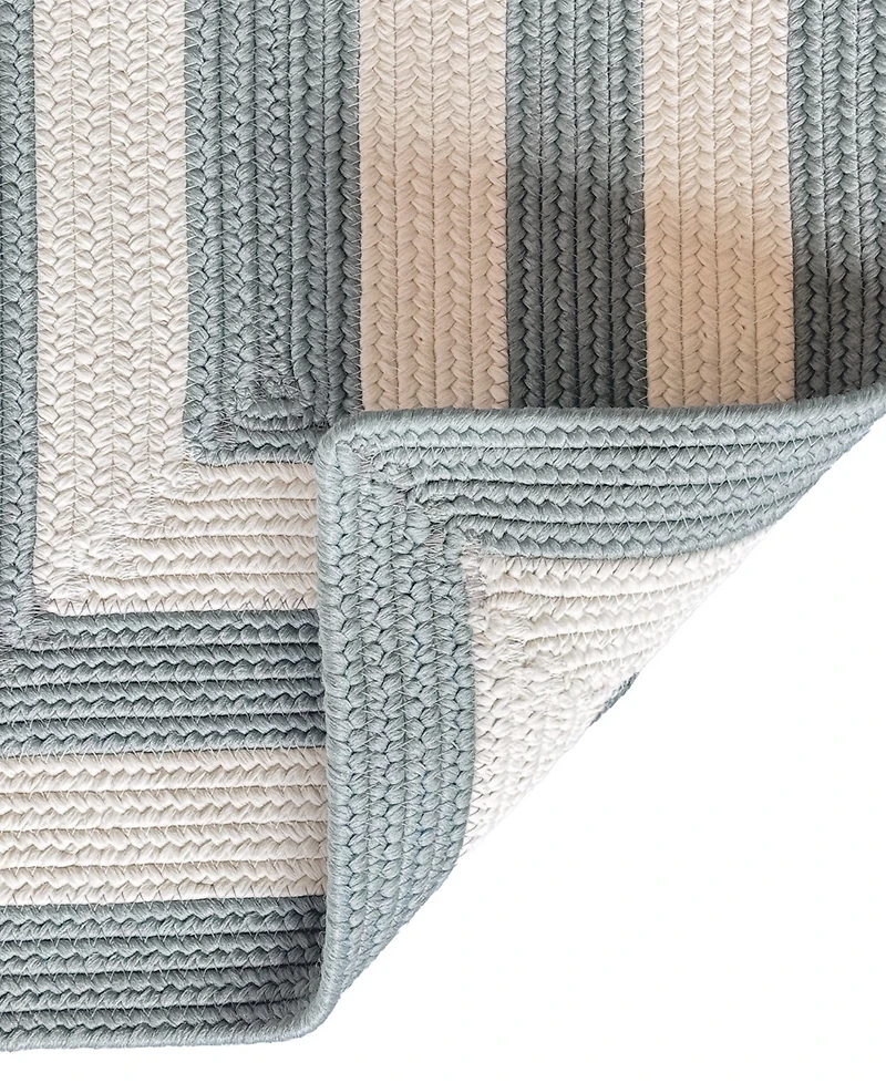 Capel Timeless Indoor/Outdoor 0160 Concentric 1'8"x2'6" Runner Area Rug