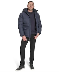 Tommy Hilfiger Men's Two Pocket Hooded Puffer Jacket