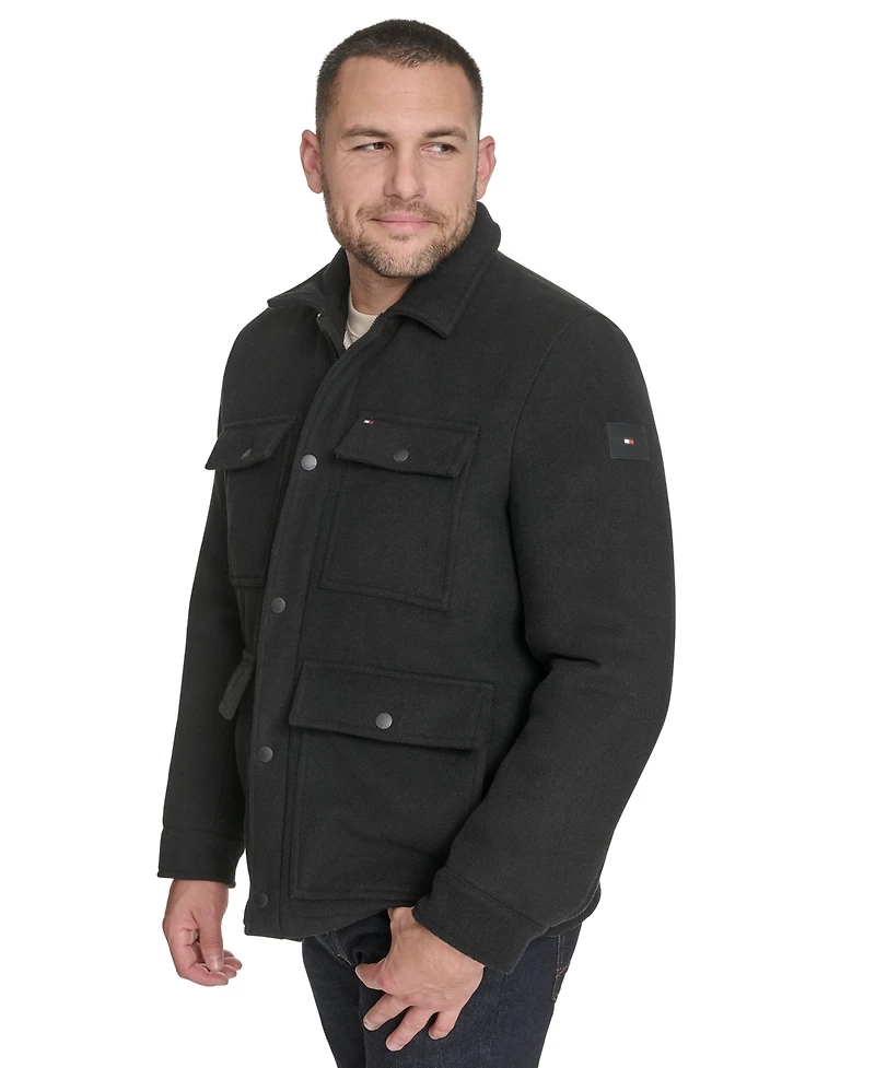 Tommy Hilfiger Men's Lay Down Collar Field Jacket