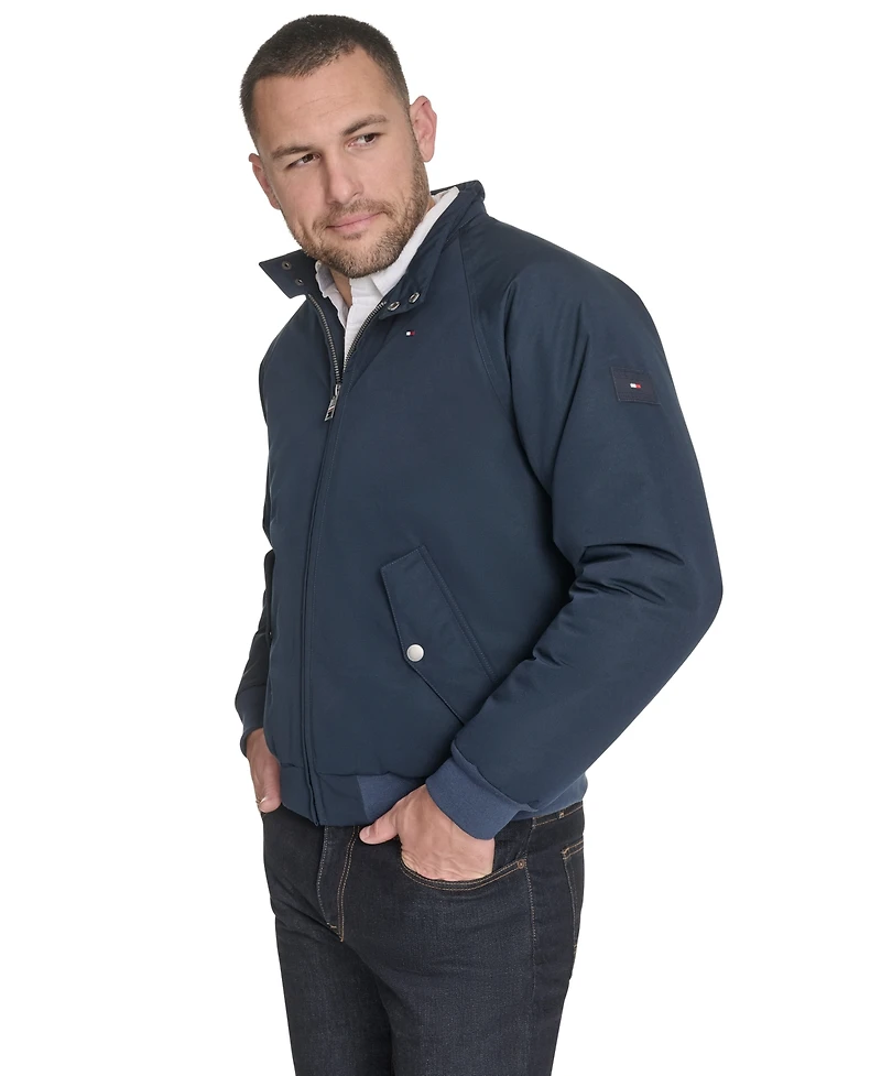 Tommy Hilfiger Men's Logo Detail Bomber Jacket