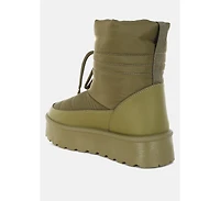 London Rag Pacos High Ankle Chunky Snow Boots Women