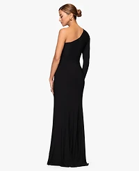 Xscape Women's One Shoulder Maxi Dress
