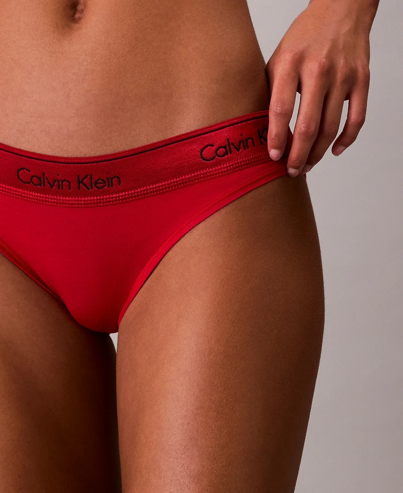 Calvin Klein Women's Full Coverage Mid-Rise Bikini Briefs