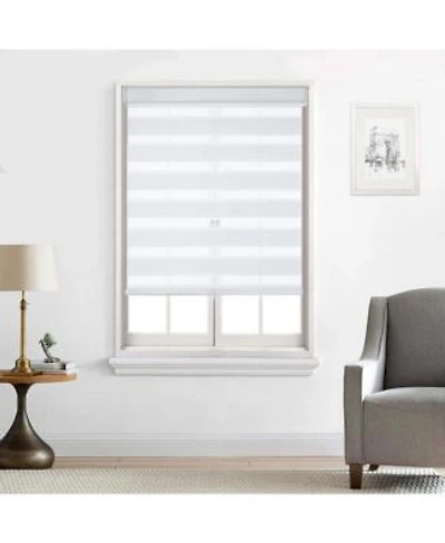 Shadisfy Zebra Shade Cordlessdual Mode Lets Light In Blocks Light Out 33x72 X22 Silver Grey