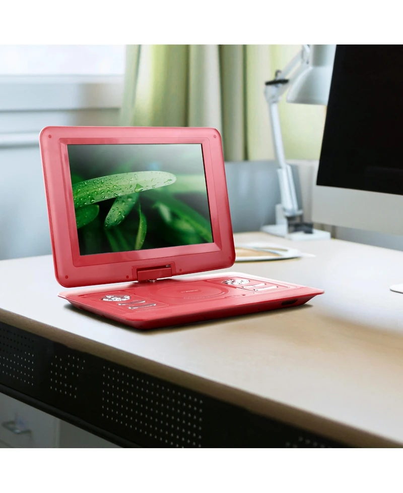 Trexonic 13.3 Inch Portable Tv+Dvd Player with Color Tft Led Screen and Usb/Hd/Av Inputs