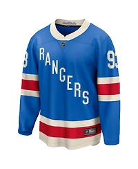 Fanatics Men's Mika Zibanejad Blue New York Rangers Centennial Breakaway Player Jersey