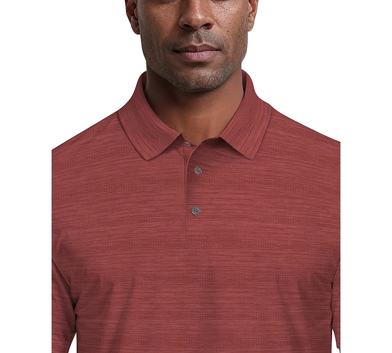 Pga Tour Men's Textured Polo Shirt