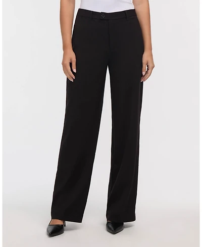 Ellen Tracy Women's Full Length Straight Leg Pant