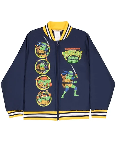 Teenage Mutant Ninja Turtles Big Boys Varisity Bomber Jacket