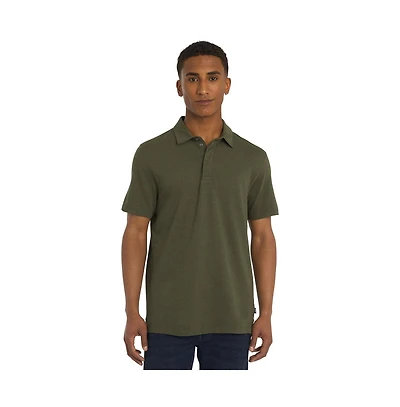 Dkny Men's East End Cotton Jacquard Polo