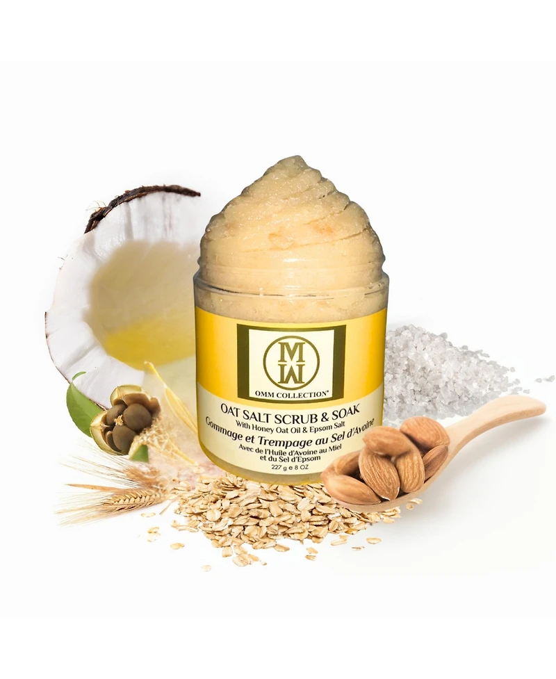 Omm Collection Oat & Honey Bath Salt & Scrub