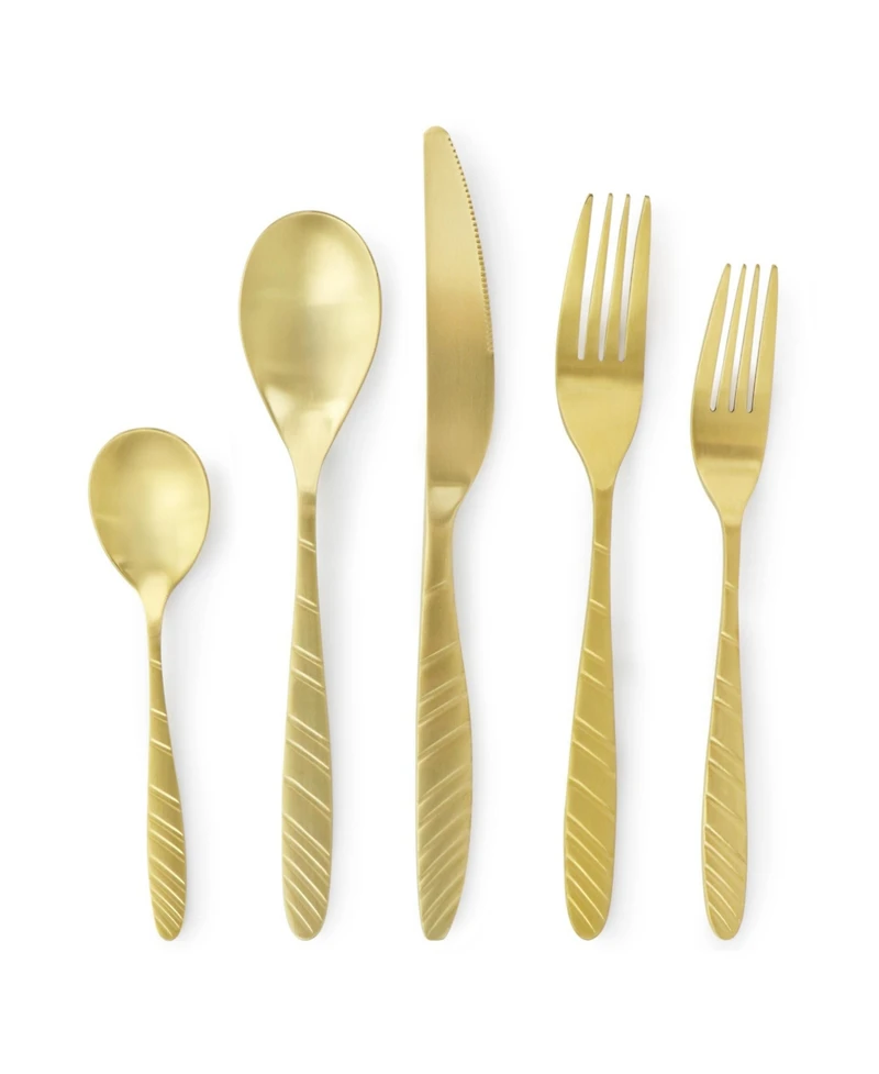 Megachef Stainless Steel 20-Piece Flatware Utensil Set