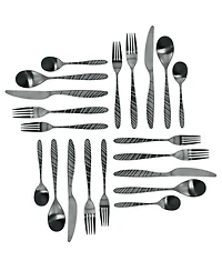 Megachef La Vague 20 Piece Flatware Utensil Set