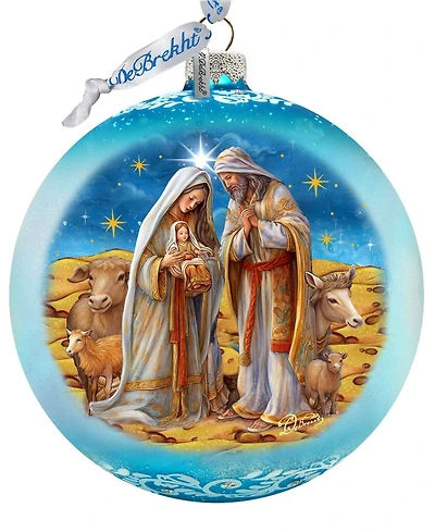 G. Debrekht Bethlehem's Miracle Glass Ornament