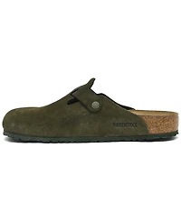 Birkenstock Men's Boston Suede Leather Birko-Flor Clogs from Finish Line