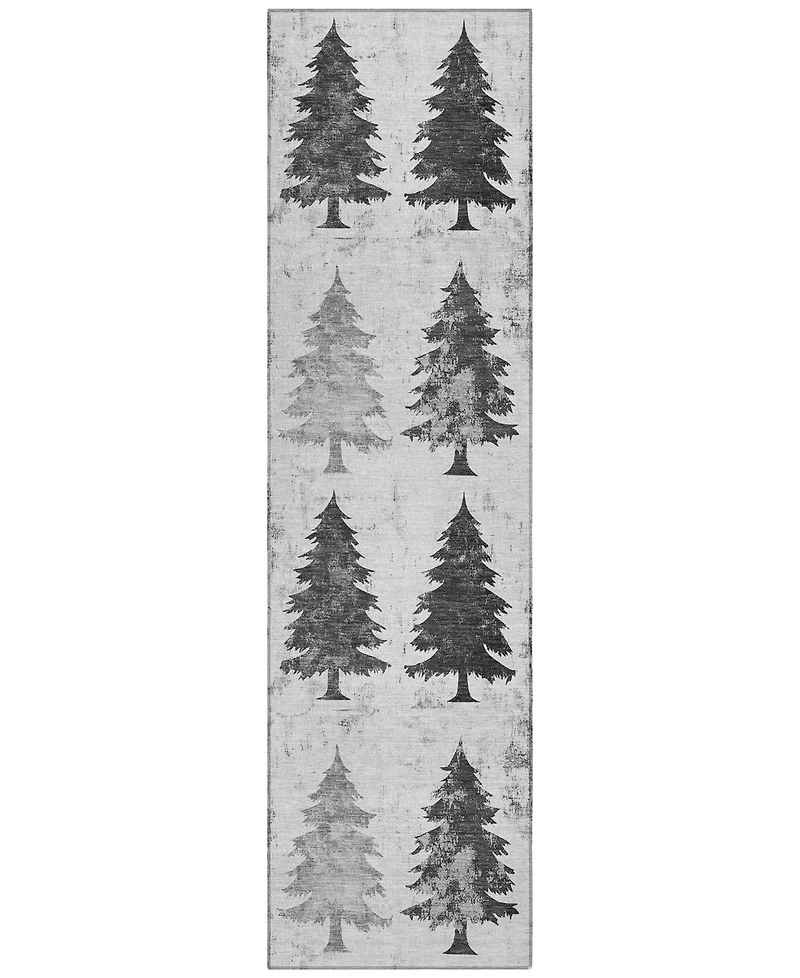 Addison Holiday Washable Indoor/Outdoor ACN1811 2'3"x7'6" Runner Area Rug