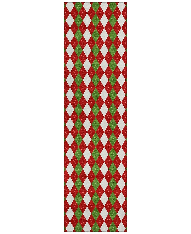 Addison Holiday Washable Indoor/Outdoor ACN1812 2'3"x7'6" Runner Area Rug