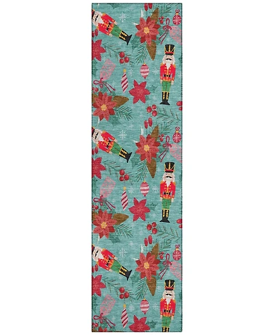 Addison Holiday Washable Indoor/Outdoor ACN1822 2'3"x7'6" Runner Area Rug