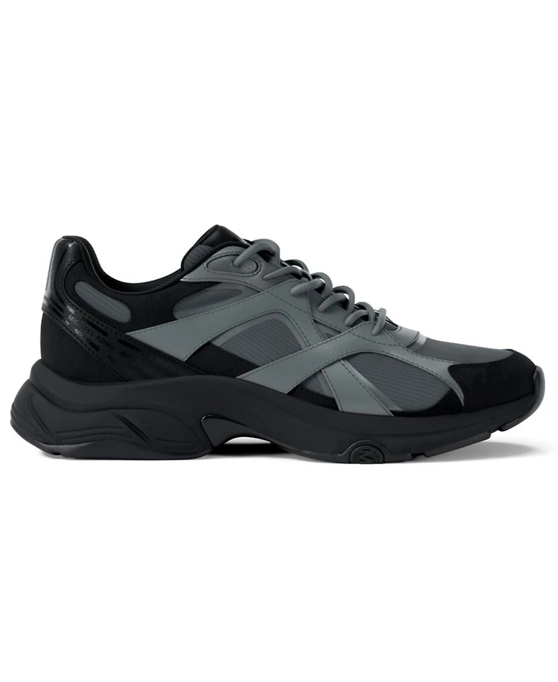 Michael Kors Men's Leo Mixed-Media Trainer Shoes