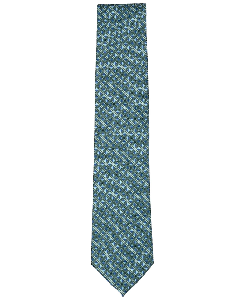 Perry Ellis Portfolio Men's Rosser Geo Pattern Classic Fit Tie
