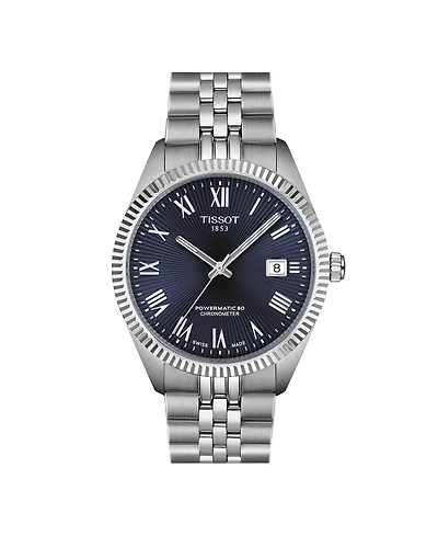 Tissot Men's Ballade Power Silver Stainless Steel Bracelet Watch
