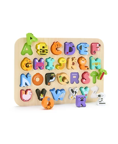 Geoffrey's Toy Box Animal Alphabet Jungle Puzzle Board
