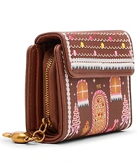 Betsey Johnson Skull Boss Trifold Wallet