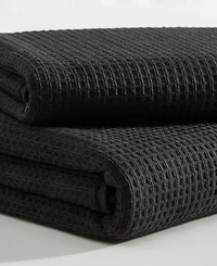 Calvin Klein Eternity Cotton Waffle 2-Pc. Bath Towel Set, 64" x 34"