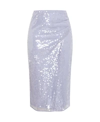 City Chic Women's Sequin Midi Skirt