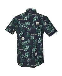 Reyn Spooner Men's Navy Notre Dame Fighting Irish Kekai Classic Tri-Blend Button-Down Shirt
