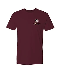 FLoGrown Men's Garnet Florida State Seminoles Repeat Poster T-Shirt