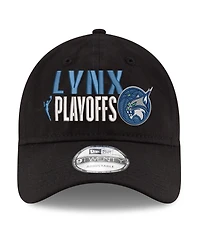 New Era Men's and Women's Black Minnesota Lynx 2025 Wnba Playoffs 9TWENTY Adjustable Hat