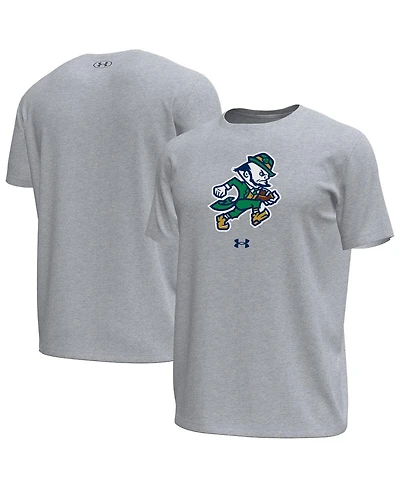 Under Armour Men's Gray Notre Dame Fighting Irish Tech Stretch T-Shirt