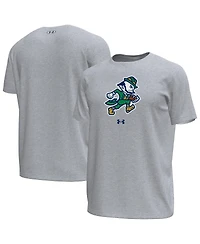 Under Armour Men's Gray Notre Dame Fighting Irish Tech Stretch T-Shirt